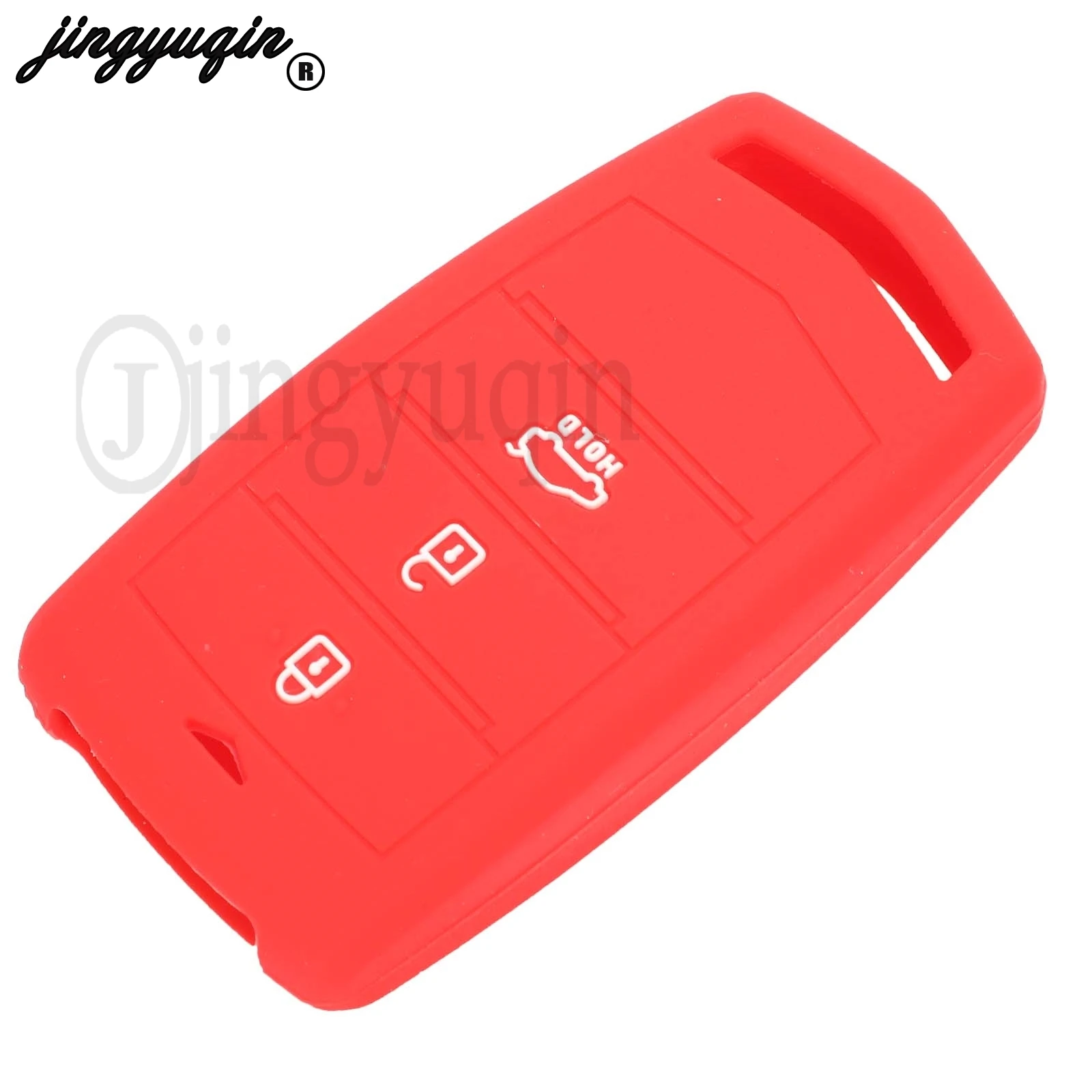 Silicone car key case cover bag protector holder pocket shell for Hyundai Genesis G90 G80 4 button key fob car accessories