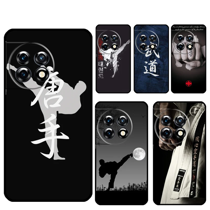 Funda de Karate Kung Fu Oyama Kyokushin para OnePlus 8T 9RT 10T 12 13 R 11 9 10 Pro OnePlus Nord 4 CE 2 3 Lite N20 N30