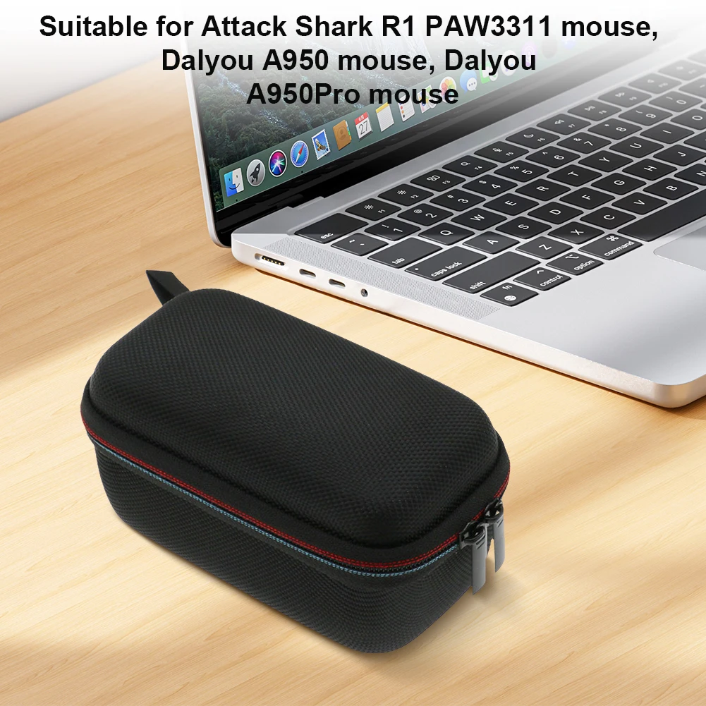 Reise Tragetasche Schutzhülle Hard Shell Fall für Attack Shark R1 PAW3311 für DAREU A950 Wireless Gaming Maus