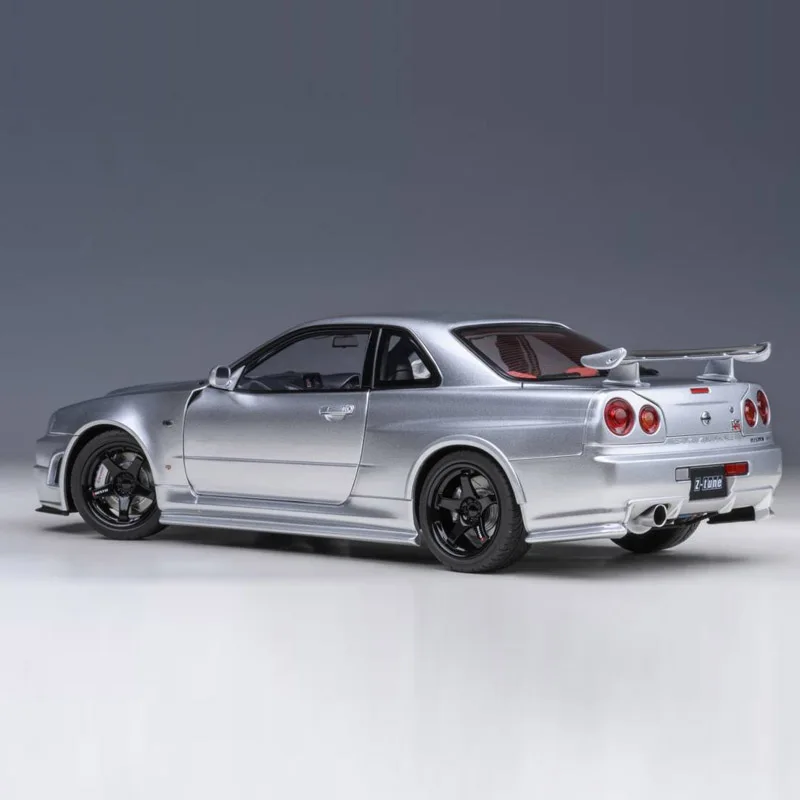 Autoart 1:18 Skyline R34 V-spec II Z-TUNE  JDM Limited Edition Alloy Metal Static Car Model Toy Gift