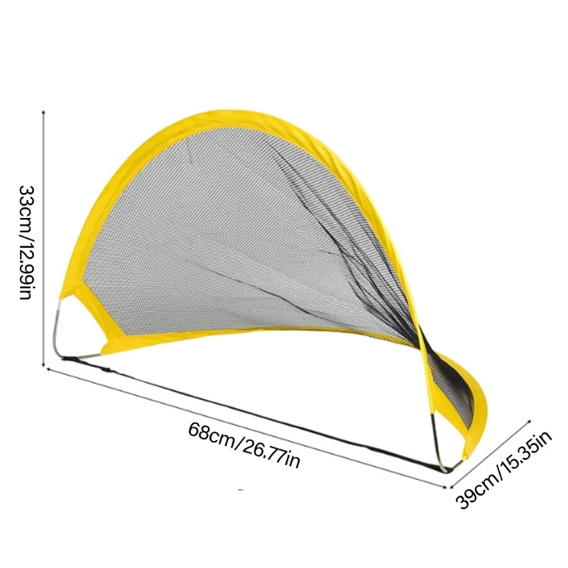 Portable Outdoor Soccer Net Soccer Goal Foldable Football Goals Kids Sports Training Equipment Easy to Install D5QD