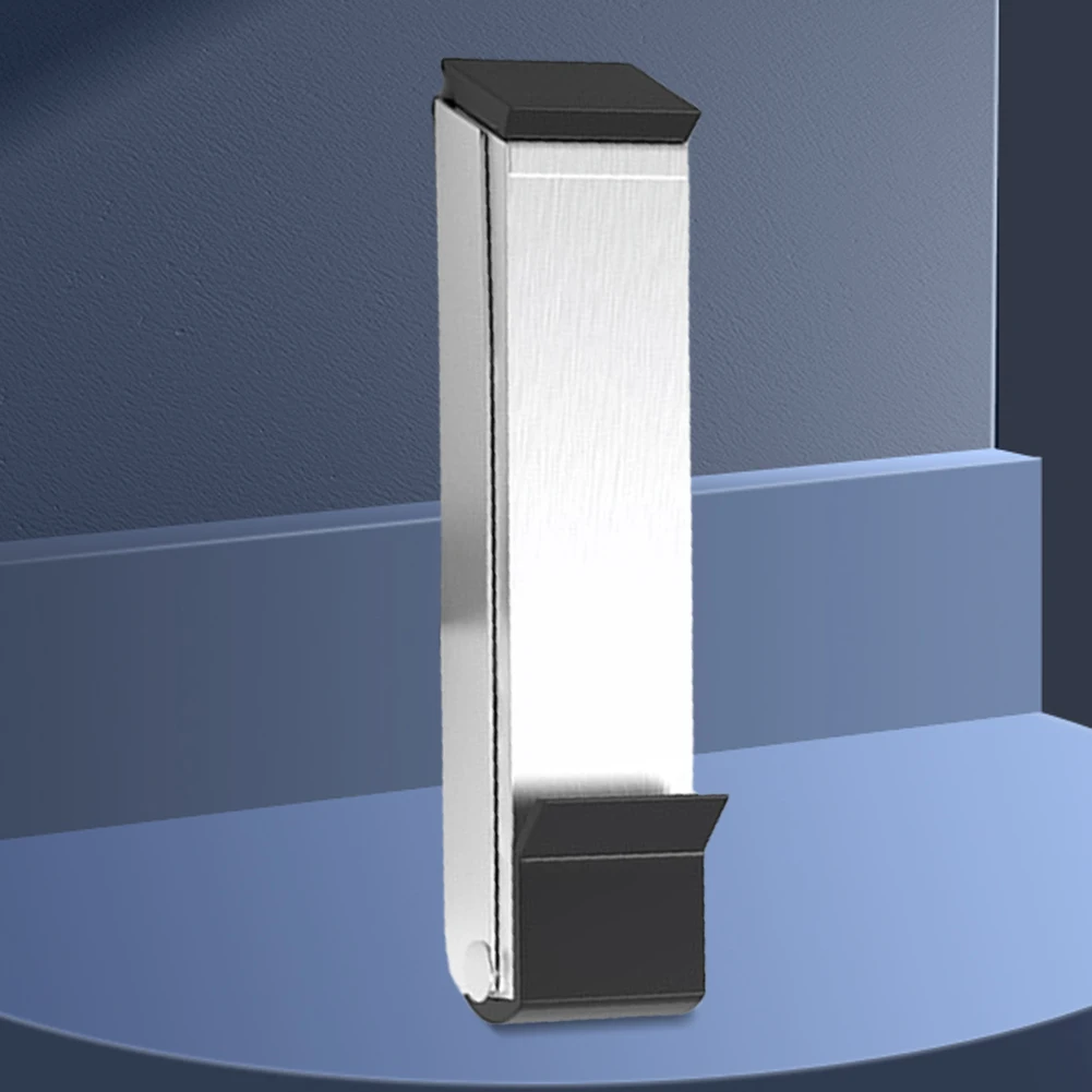 

Металлический дверной стопор-фиксатор с педальным механизмом (серебристый)