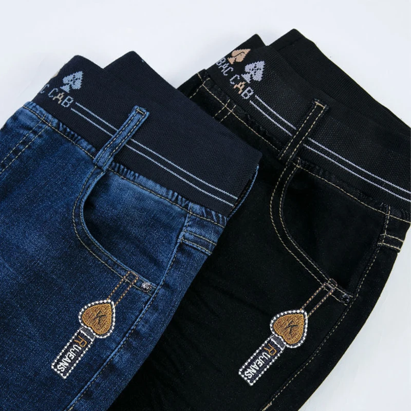 Große Größe 27-36 verdicken Bleistift Jeans Winter warm dünn Vaqueros schlanke Stretch Cowboy hose elastische Taille Plüsch gefüttert Pantalones