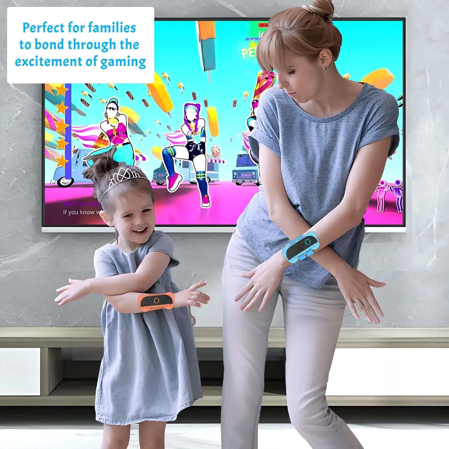 Wrist Strap Compatible with Nintendo Switch 2 Joy-Con,Upgraded Adjustable Elastic Straps Just Dance for Nintendo Accessaries