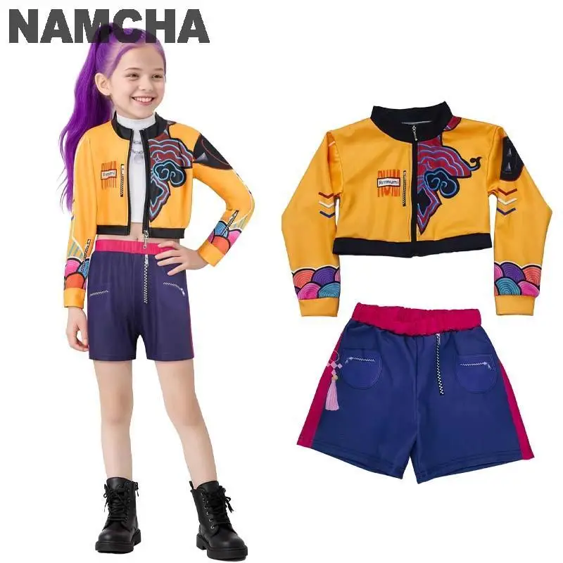 

Demon Hunters Cosplay Costumes for Girls Zoey Mira Rumi Fantasy Roleplay Outfits Kpop Halloween Carnival Party Suits