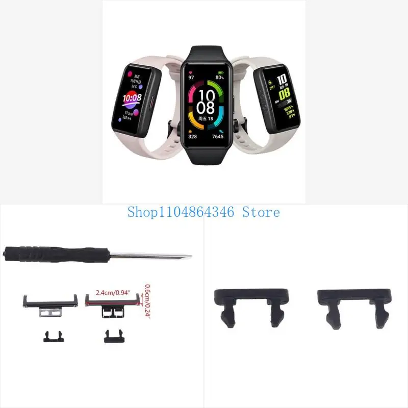 5ASD per Watch Fit Durevole Smartwatch Bracciale Adattatore Connettore cinghia