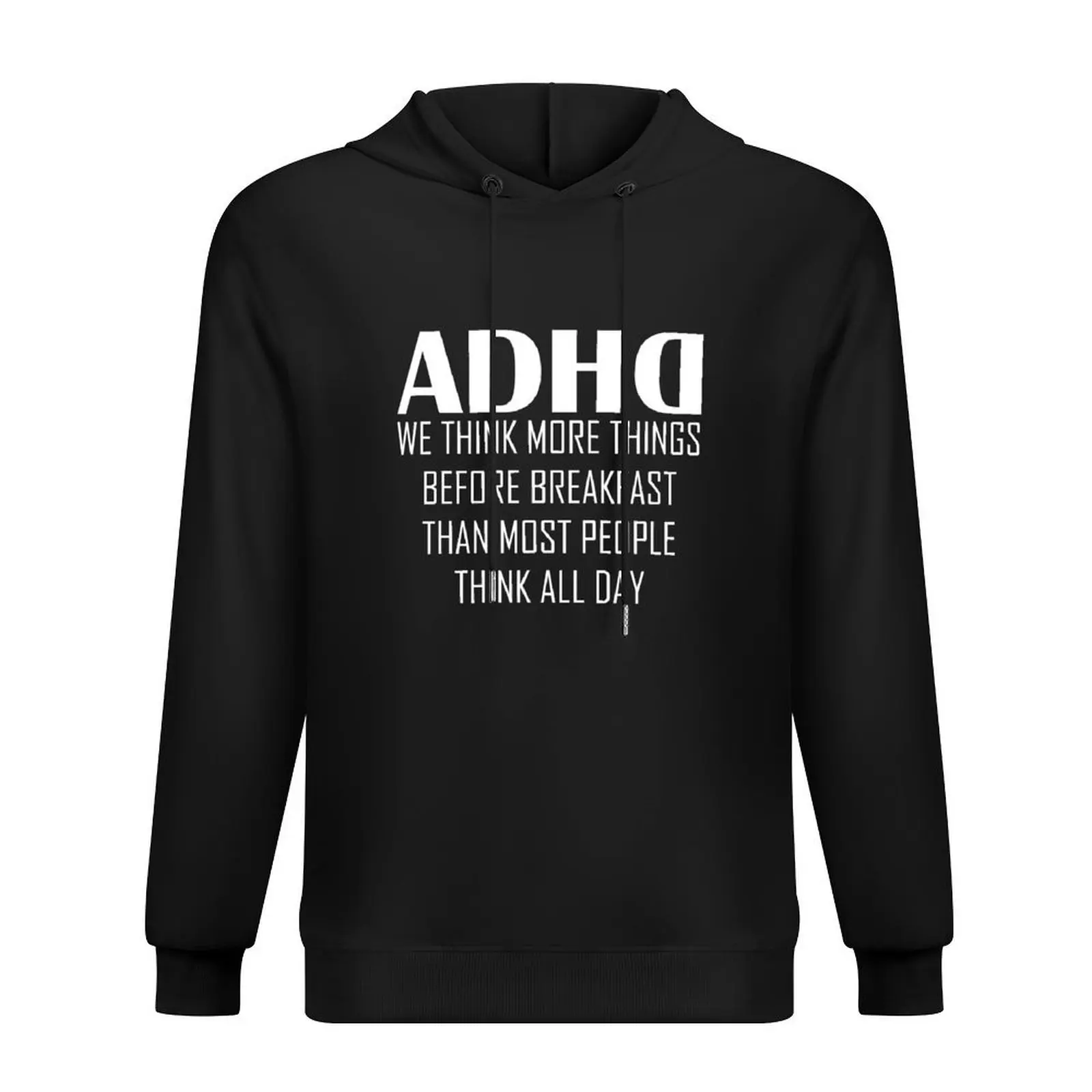 

ADHD Is Awesome Hoodie japanese style men's winter sweater korean style clothes graphic t shirts men hoodie streetwear