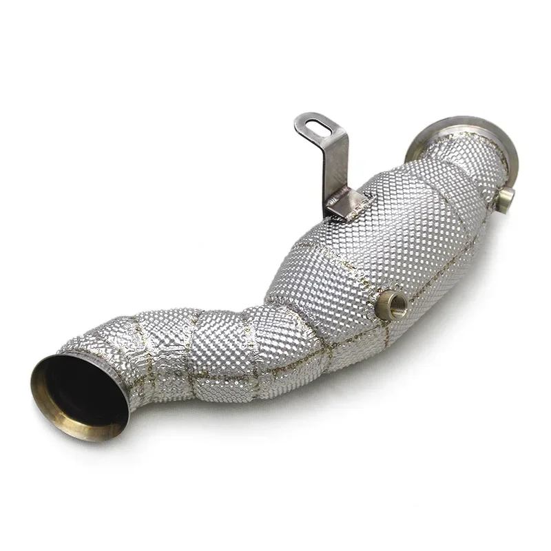 

Section High flow Pipes Exhaust Pipes branch downpipe Exhaust Pipe with For E350 W213 2.0T