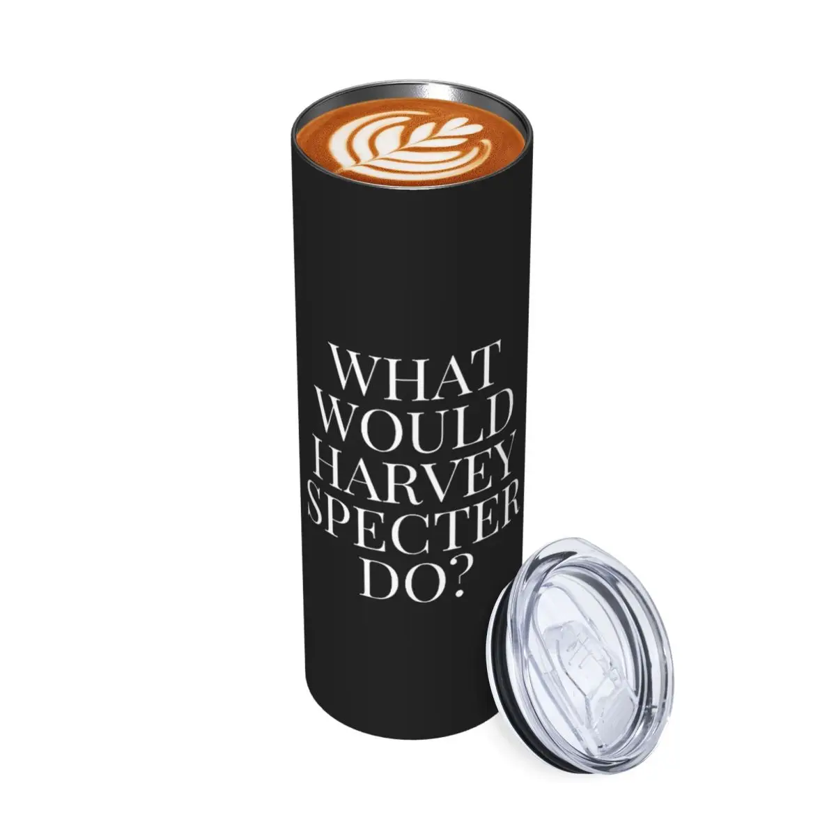 What Would Harvey Specter Do V2 Stainless Steel Tumbler Vacuum Insulated Mug Thermal Cold Cup Straws With Lid 20oz