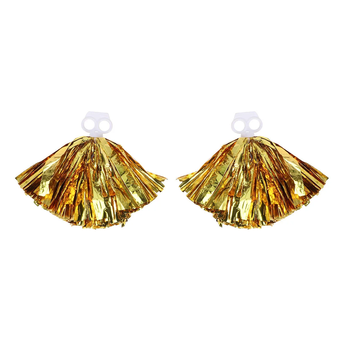 2 قطعة 30 سنتيمتر الذهب البلاستيك حلقة بوم بومس خفيفة الوزن دائم التشجيع عدة ل كلية المدرسة الثانوية يهتف بومس #6