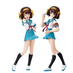 Max Factory Figma 034 Suzumiya Haruhi The Melancholy of Haruhi Suzumiya 2009 Summer Clothes Ver Action Collectible Model Toys