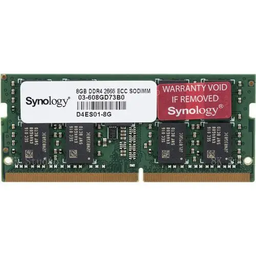 Synology 8GB D4ES01-8G ECC DDR4 SO-DIMM Memory Module for Synology 21-Series NAS Arrays for DS1821+ DS1621xs+ DS1621+