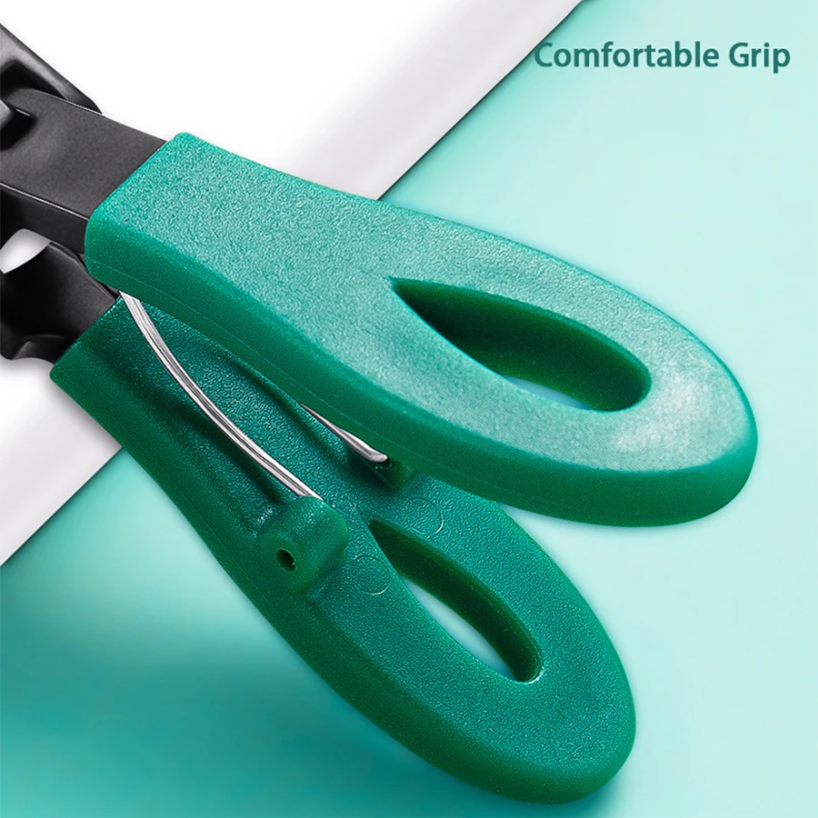 กรรไกรตัดเล็บพกพา คมกริบ สแตนเลส ปากกว้าง ป้องกันการกระเด็น สำหรับเล็บเท้า ผู้ใหญ่ เล็บหนา ปากกว้างพิเศษ