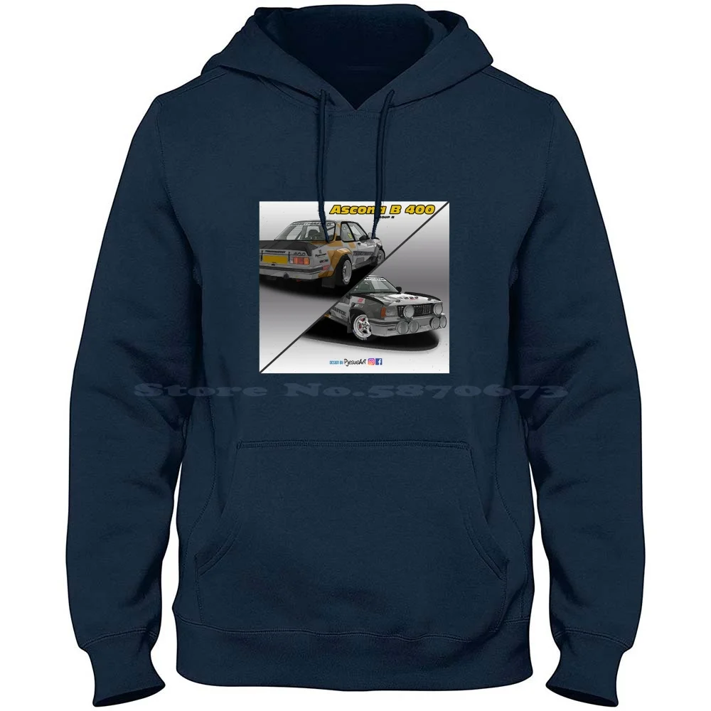 Opel Ascona B 400 Group B 100% Cotton Hoodie Opel Groupb Monza Rally Car Pjesusart