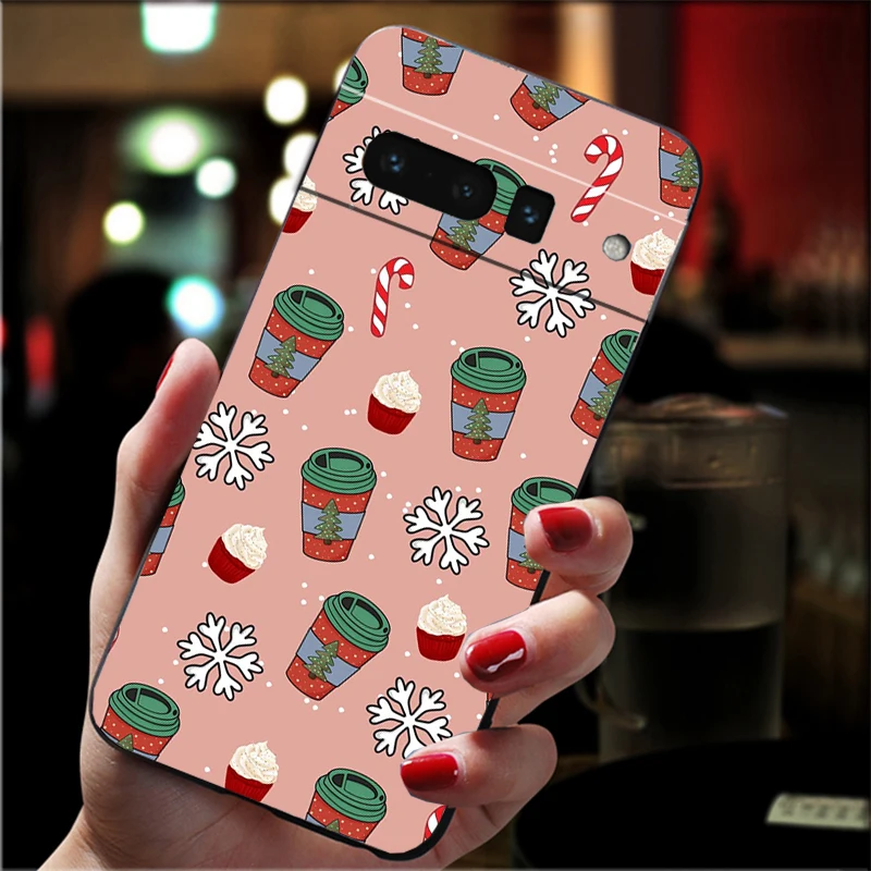 

Cartoon Christmas Aesthetic Carcasa Funda Phone Case For Google Pixel 10 9 Pro XL 9A 8 7 6 Pro Pixel 8A 7A 6A Pixel 8 7 6 5