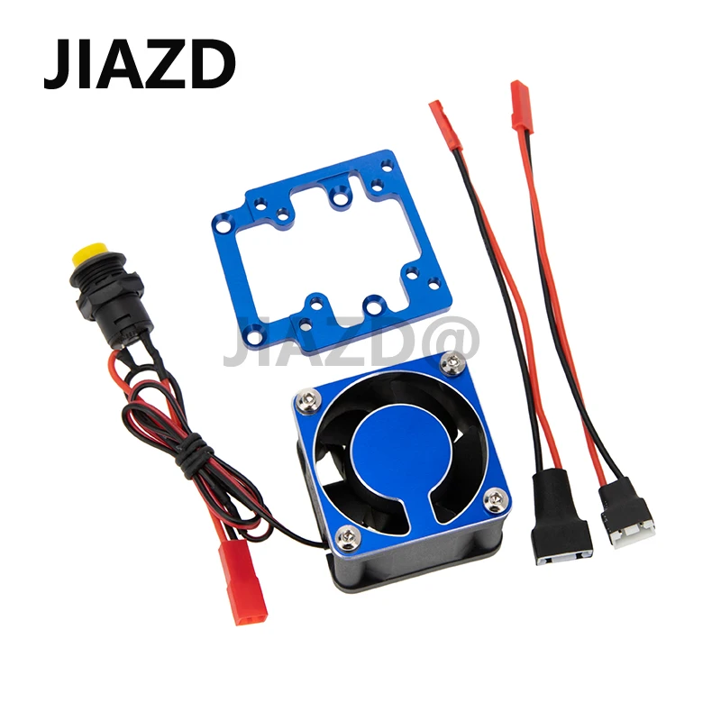 

Aluminum Motor Radiator High Speed Fan 2/3s 40mm 4028 Radiator Cooling Fan for TRAXXAS 1/8 4WD