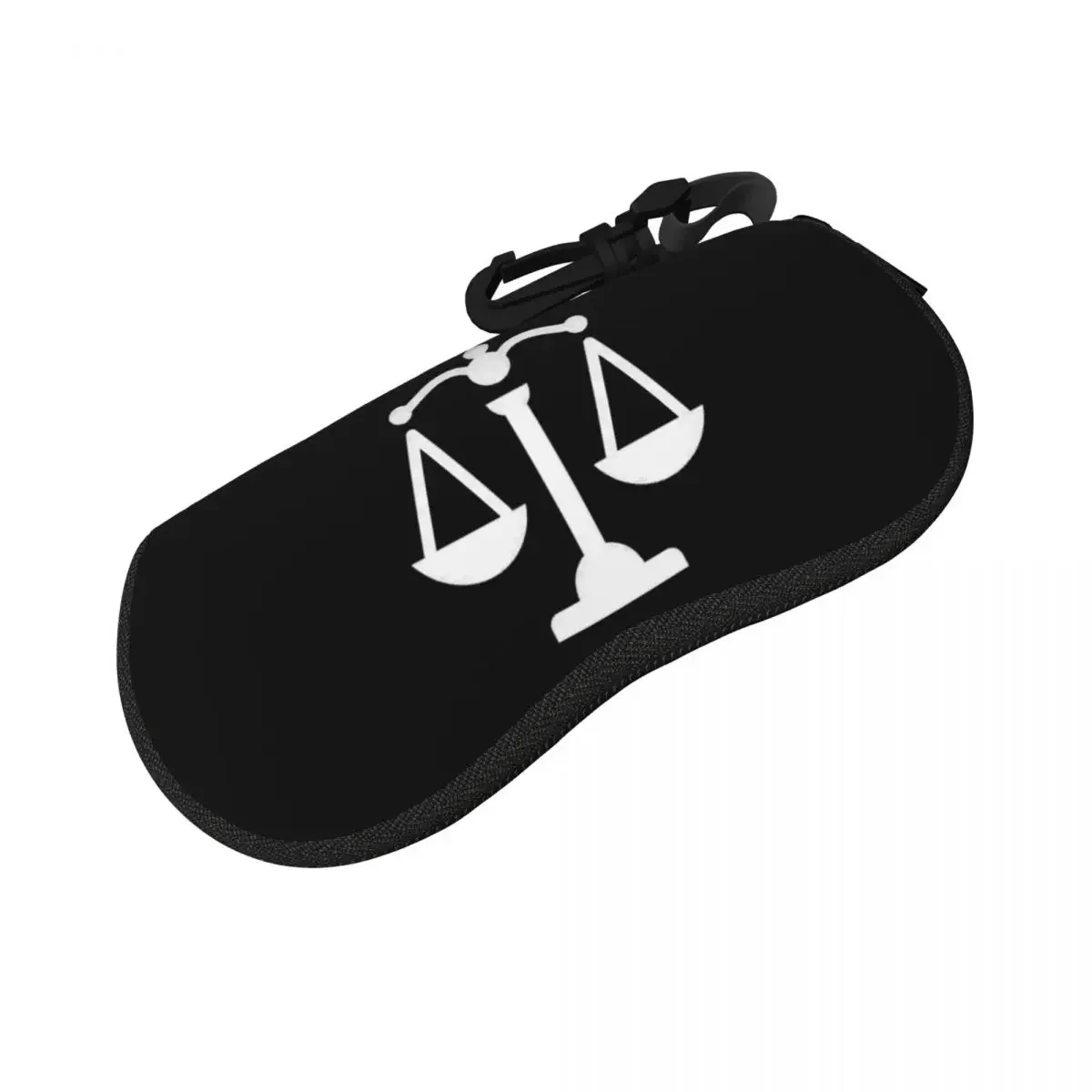 

Gold Scales Of Justice Law Logo Shell Glasses Case Protective Sunglasses Box Women Men Soft Eyeglass Bag Pouch