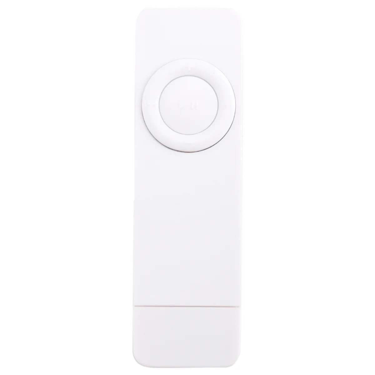 Mini MP3 Player Fashionable Portable Strip Sport Lossless Sound Music Media Support Up to 32GB Micro-TF Card(White)