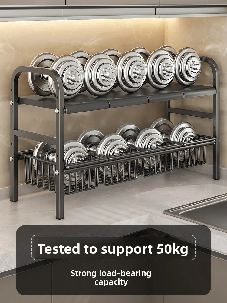 

Кухонная расширяемая раковина для хранения Ra, многослойный эльф, рисоварка, держатель для кастрюли, органайзер для хранения, кухонный набор Gaets