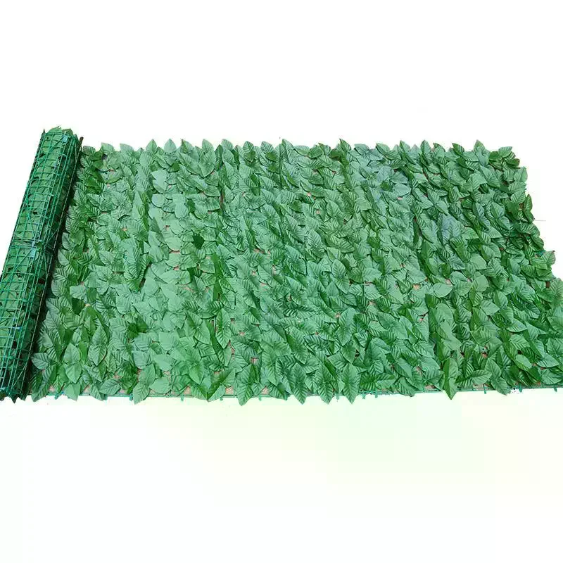 Artificial Green Leaf Fence Panels Faux Privacy Fence Screen For Home Outdoor Garden Balcony Decoration 1M/3Meters