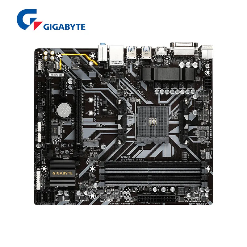 Go! GIGABYTE New GA B450M DS3H (rev. 1.x) Micro-ATX AMD B450 DDR4 2933MHz M.2 USB 3.1 128G Double Channel Socket AM4 Motherboard