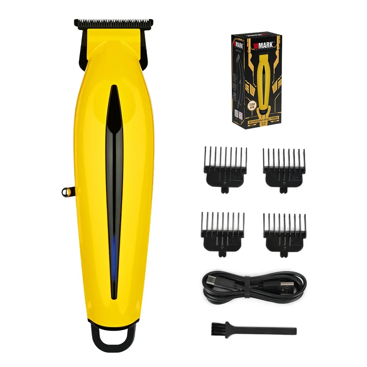 

Professional Hair Clipper WMARK NG-1202 for Men DLC T-Blade Cordless USB Interface Hair Trimmer Finishing Machine Hair Trimmer