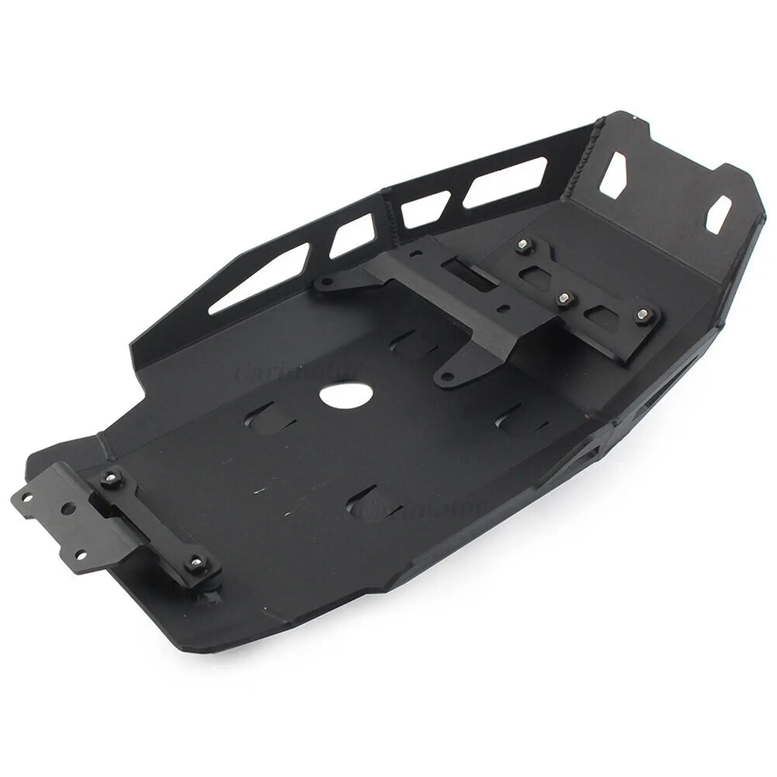 Black Skid Plate Engine Chassis Guard Protector Cover For BMW F750GS F850GS ADV 2020-2023