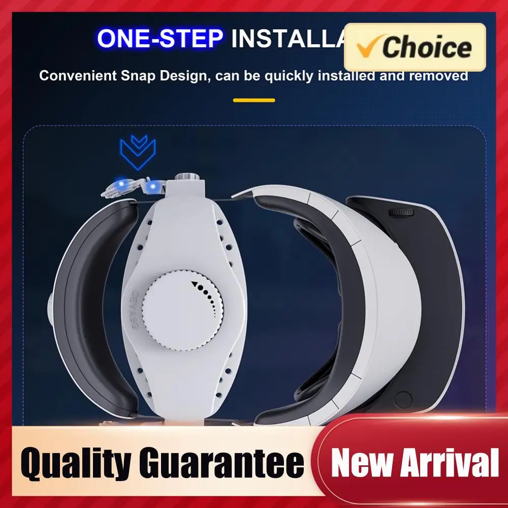 

Регулируемый дышащий ремень для головы, улучшенная поддержка, кронштейн для снижения веса для аксессуаров к гарнитуре PS VR2