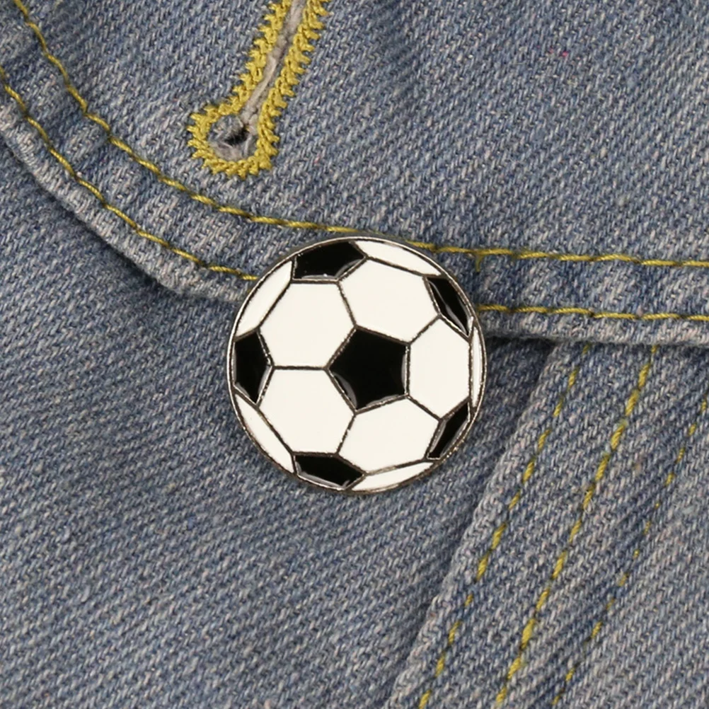 

4Pcs Sports Ball Shaped Brooches Creative Breastpin Costume Props Decoration Small Gift Stylish Pins Creative Brooches