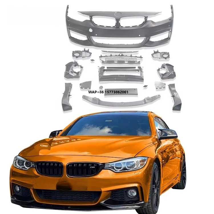 Auto Body Kit Parts For F32 Upgraded To M-Tech Tuning Parts Front Bumper Body Kits-image