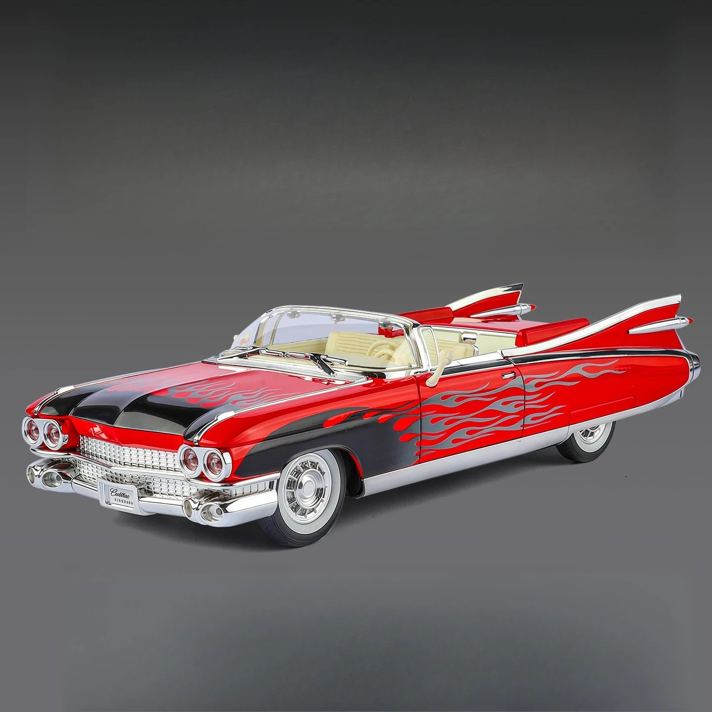 

Игрушечная машинка Jin Lifang 1:24 Kai, Big Rocket Eldorado La Flower, инерционная, имитационная модель из сплава