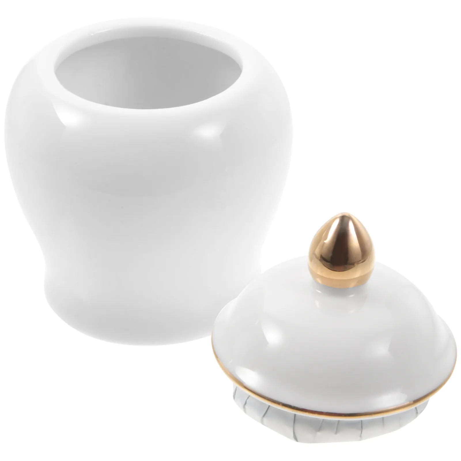Simple Chic Ceramic Storage Canister for Tea Leaves Coffee Beans Sugar Soy Beeswax Airtight Seal Rustic Peaceful Desktop Decor