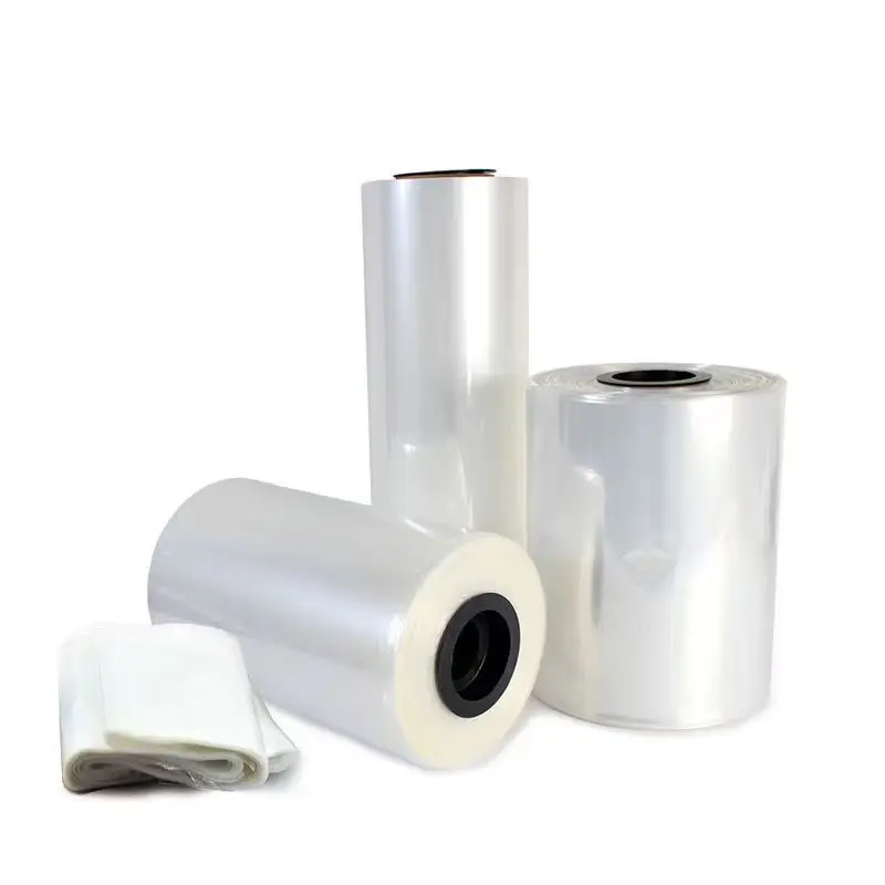 POF Heat Shrink Wrap Packaging Film Centerfold Width15cm 20cm 25cm 30cm 45cm Thermal Retractable Film Shrink Wrap Roll Packaging