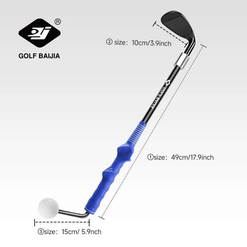 Blue Golf Gold Internal Rotation Swing Trainer, Master the delayed release of the swing, Ideal for indoor and outdoor training f