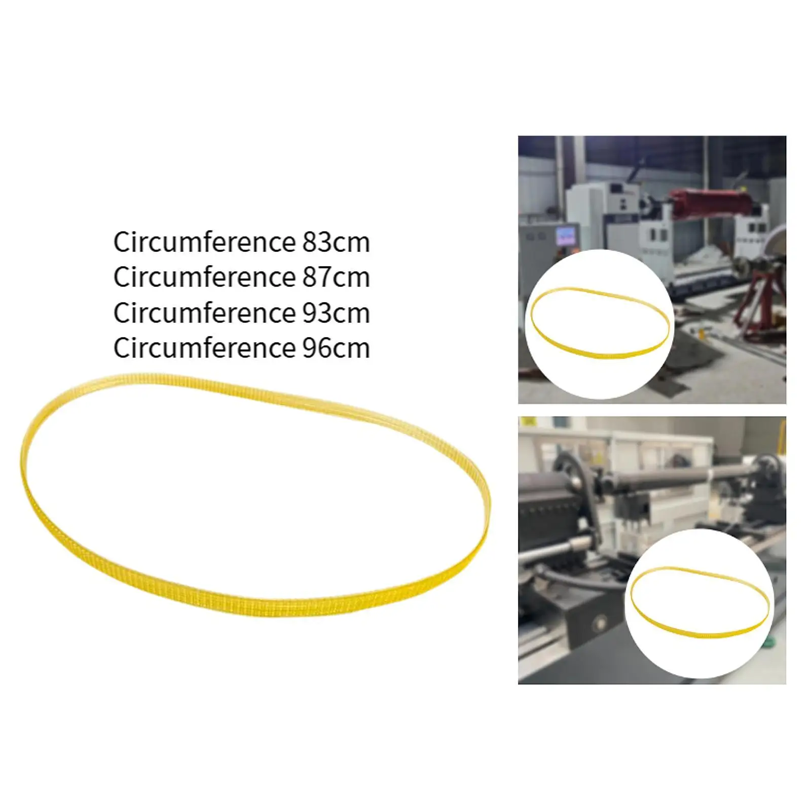 Wheel Balancer Transmission Belt 3 Concave 4 Convex Anti Wear Accessories
