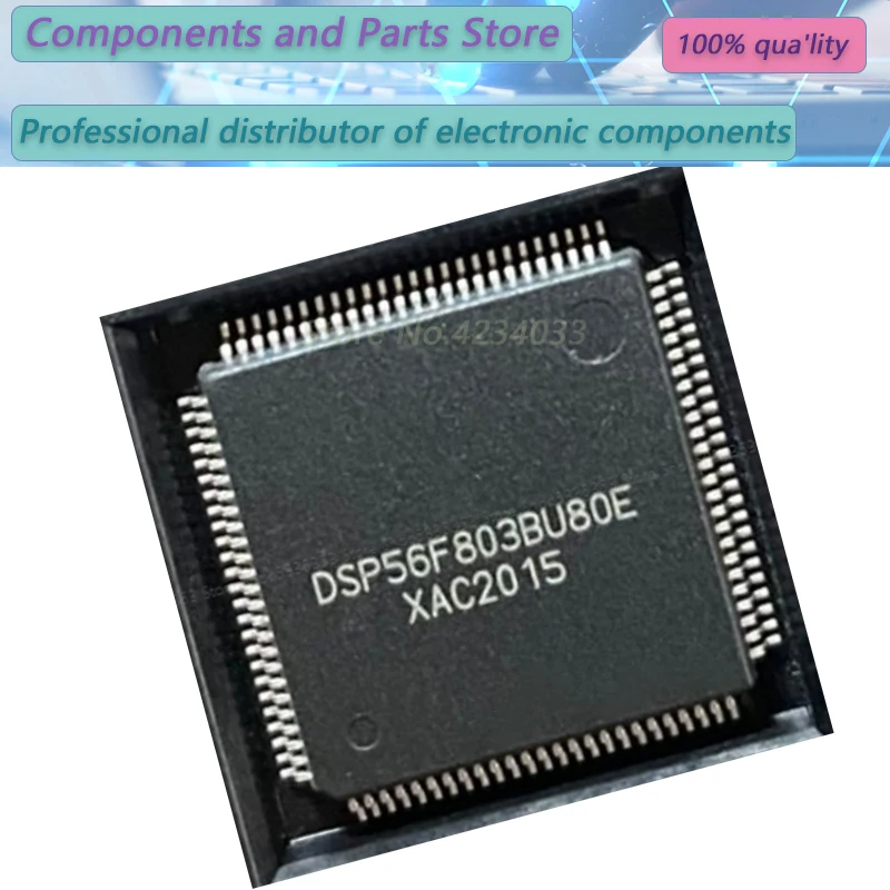 

1PCS DSP56F803BU80E DSP56F803BU80 DSP56F803BU QFP100 new100% DSP56F8 03BU80E