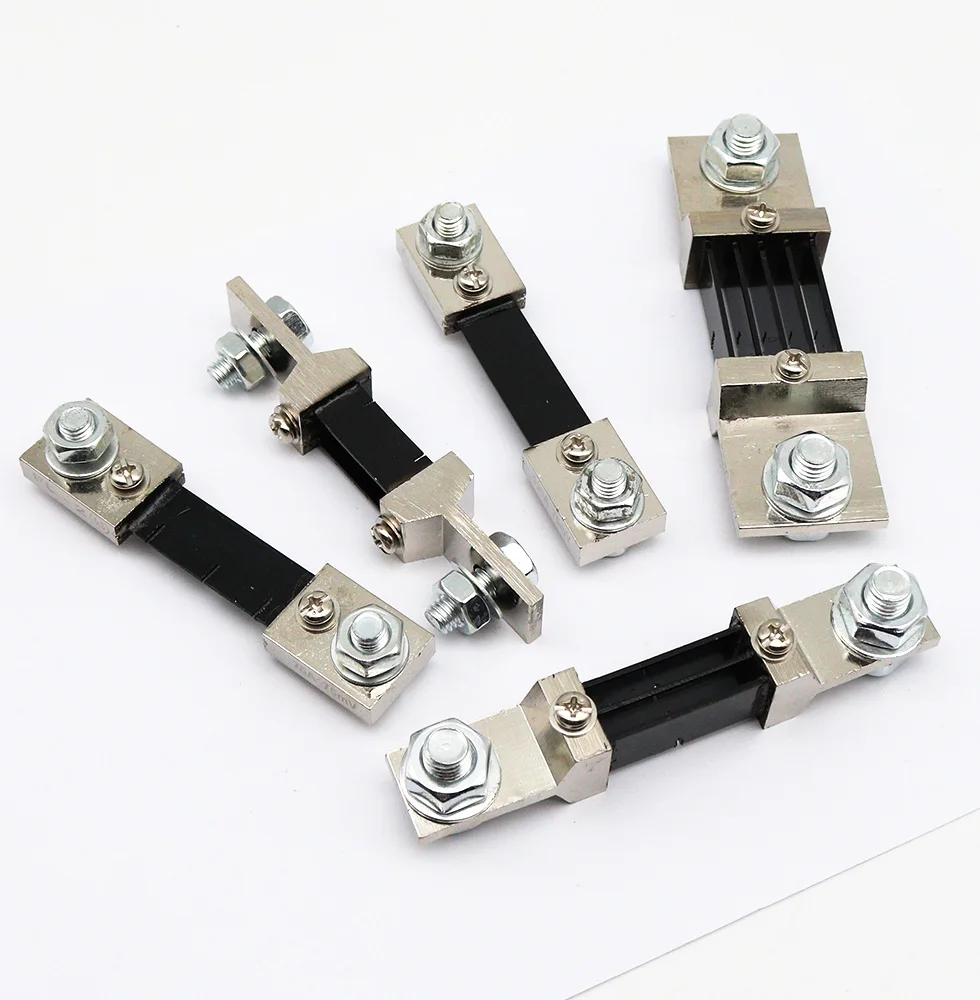 FL-2 Type Economic 10A 15A 20A 30A 40A 50A 75A 100A 75mV 200A 500A 750A 1000A 75mV Manganin Copper DC Current Shunt Resistor