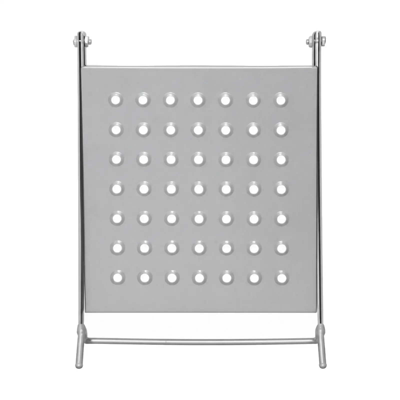 Telescoping Ladder Platform Stable Perforated Metal Ladder Platform Heavy-Duty Sturdy for Job Sites, Maintenance Tasks