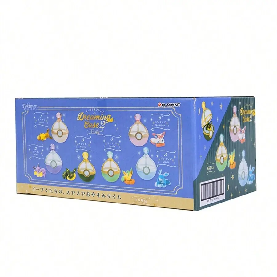 Pokemon Kreatywny Blind Box z Śpiącym Eeveem, Dream Ball Espeon, Potwór Umbreon, Leafeon, Glaceon, Sylveon, Figurki Modelowe, Prezenty dla Dzieci