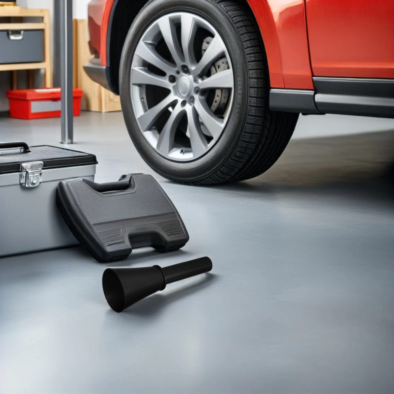 

2pcs Automotive Oil Funnels High Efficiency Fuel Refilling Tool Anti-Backflow Heat Resistant Universal Gas Funnel For Car