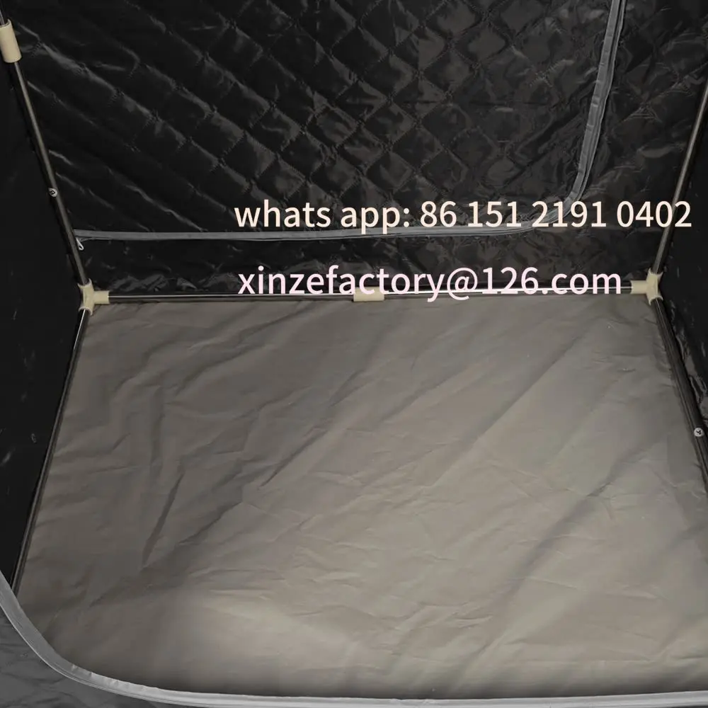 Customizable Private Label Wet Steam Infrared Sauna Heater Modern Design Folding Sauna Room Outdoor Tent Detoxifying