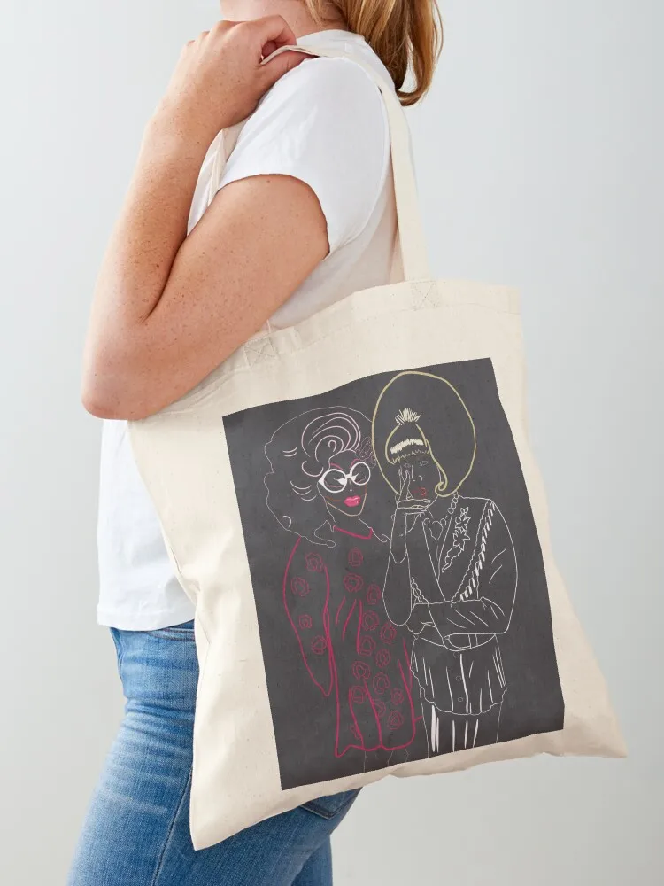 

Trixie And Katya Tote Bag shopping trolley bag large size bags Shopping bags cute tote bag