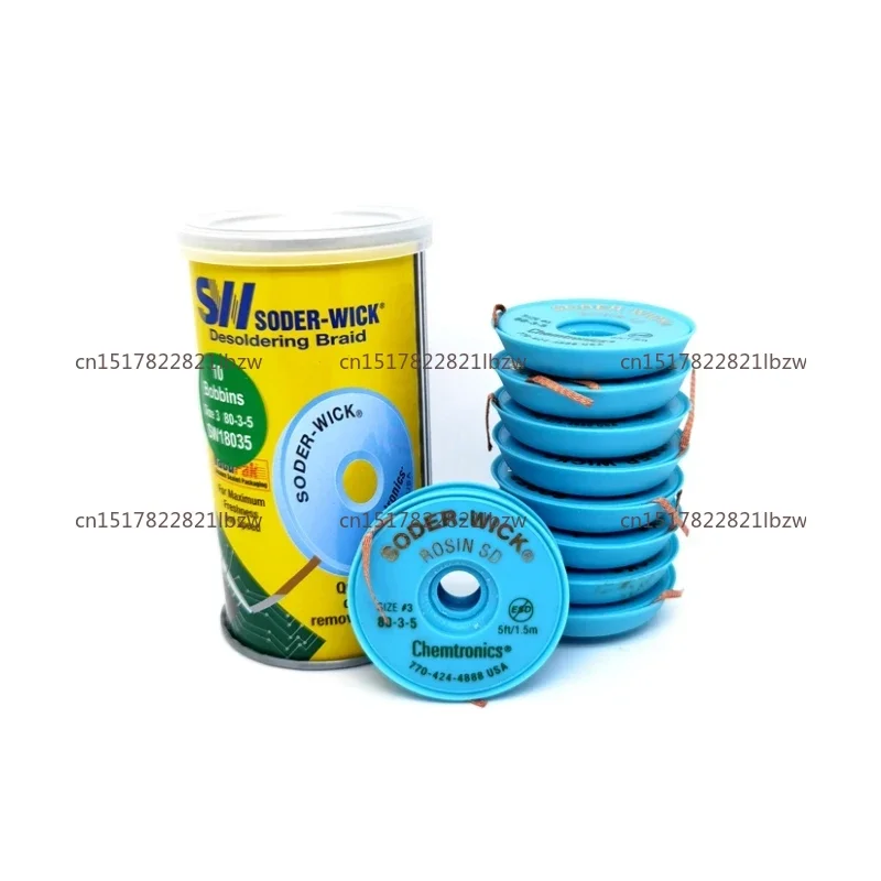 10pcs/lot Pack Superior Quality Anti-static De-soldering Braid Wick