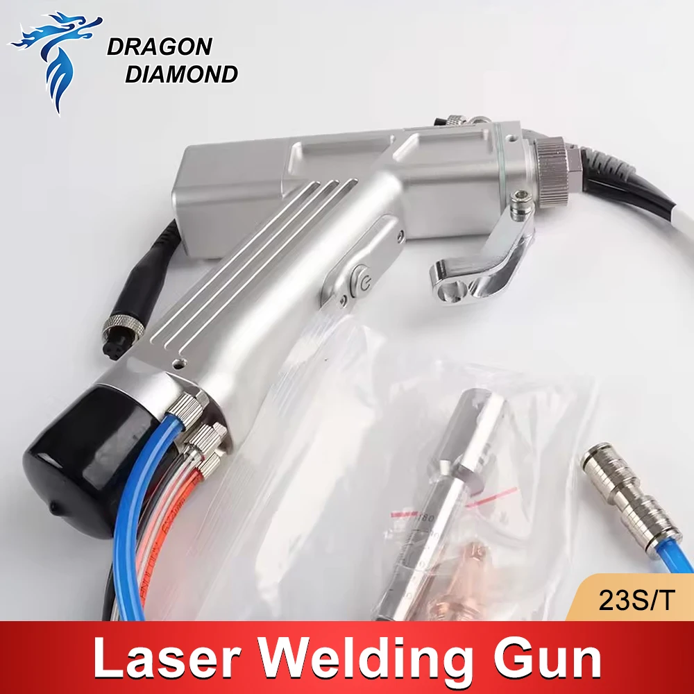Original CQWY SUP23S/T 4in1 Fiber Laser Welding Head Welding Gun for the Laser Welding Machine