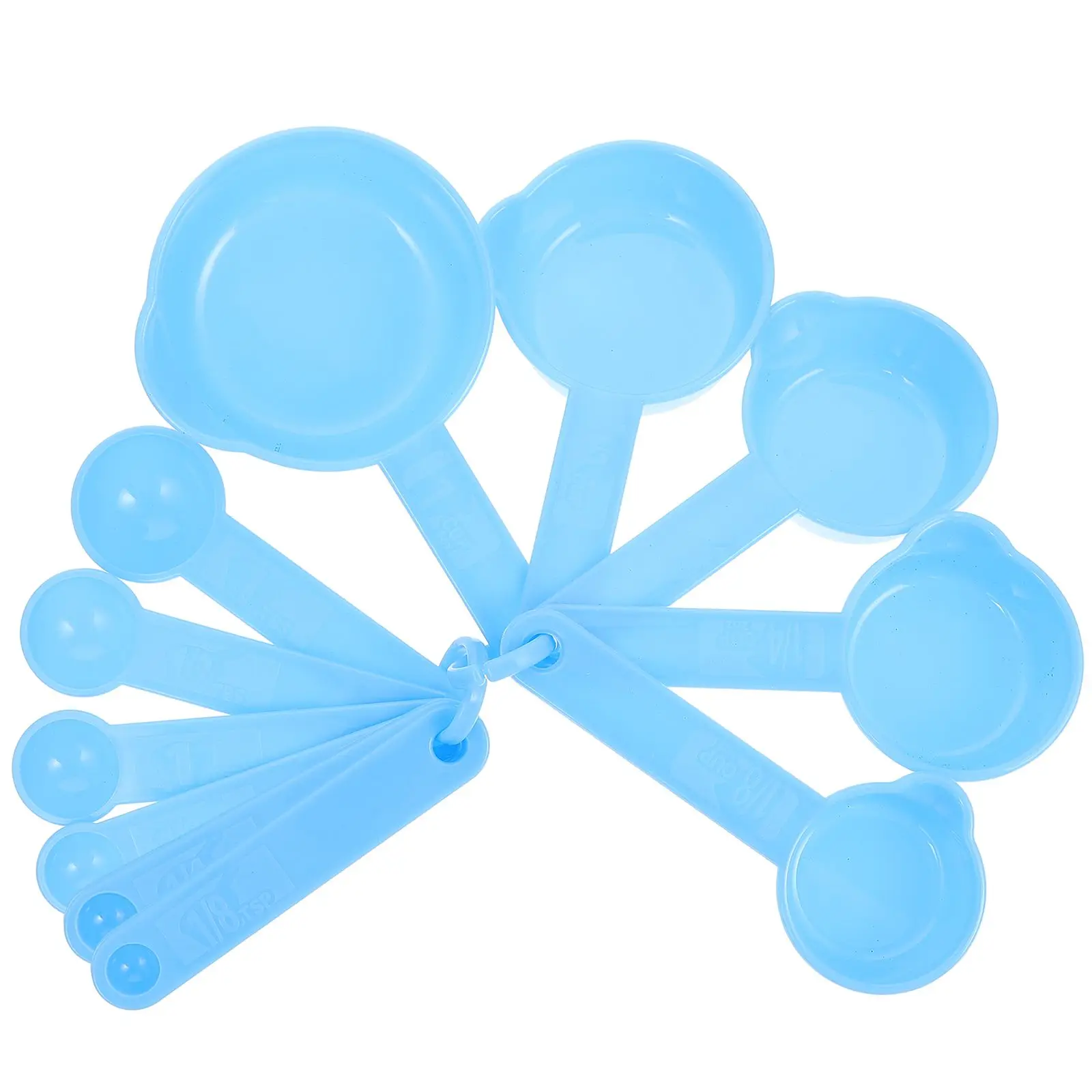 

Plastic Measuring Cups Spoons Set High Grade Material Flexible Kitchen Cooking Baking Spice Milk Powder Helper Graduated