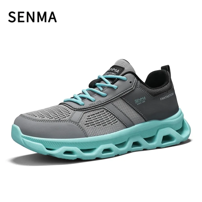 Zapatillas Deportivas Casuales SENMA para Hombre, Zapatillas de Baloncesto y Tenis con Cordones, Ligeras y Transpirables para Estudiantes, Adolescentes, Amantes de la Carrera y Viajes