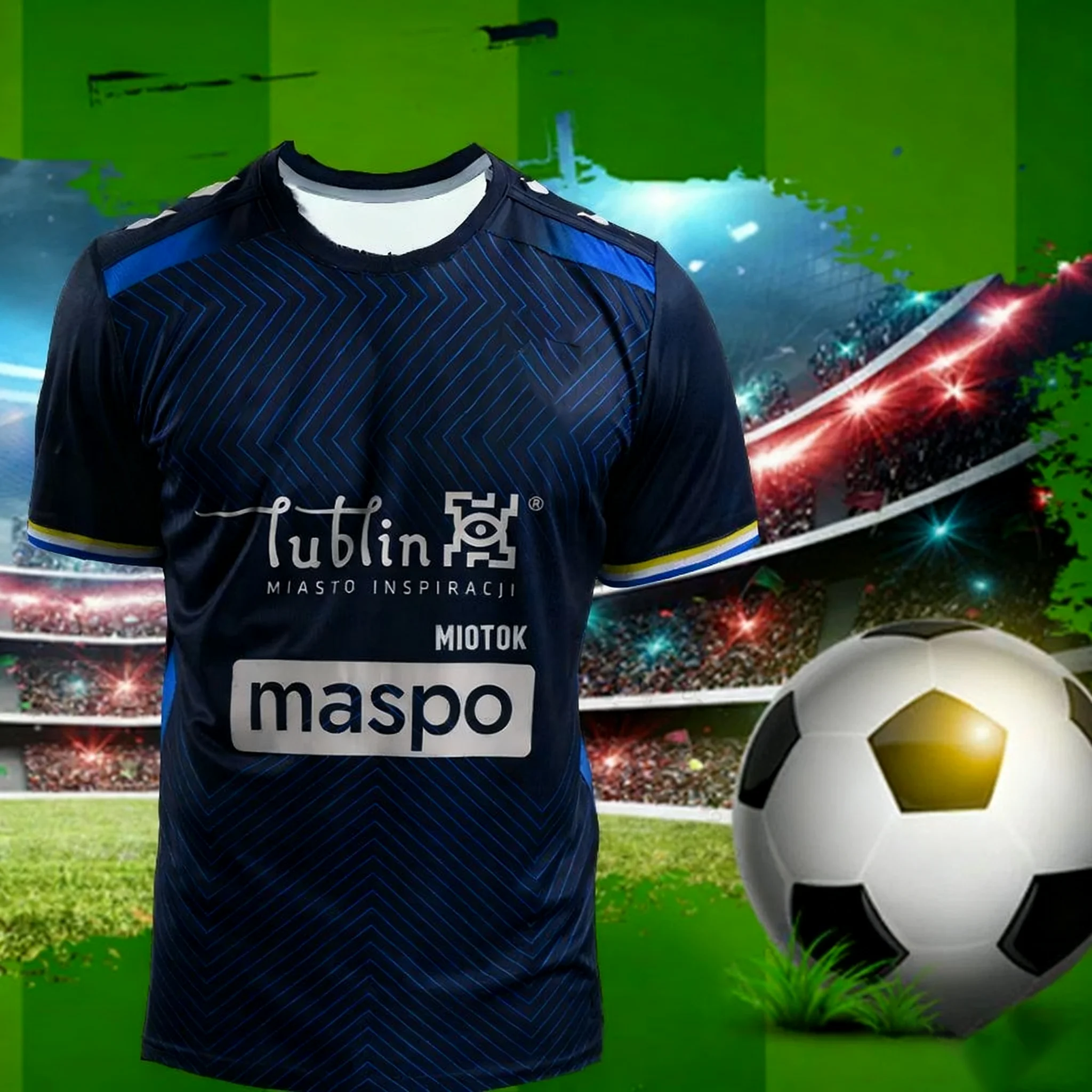 26/25 جديد البولندية لكرة القدم جيرسي تنفس التجفيف السريع فضفاضة قصيرة الأكمام قميص في الهواء الطلق الدراجات اللياقة البدنية ملابس رياضية غير رسمية