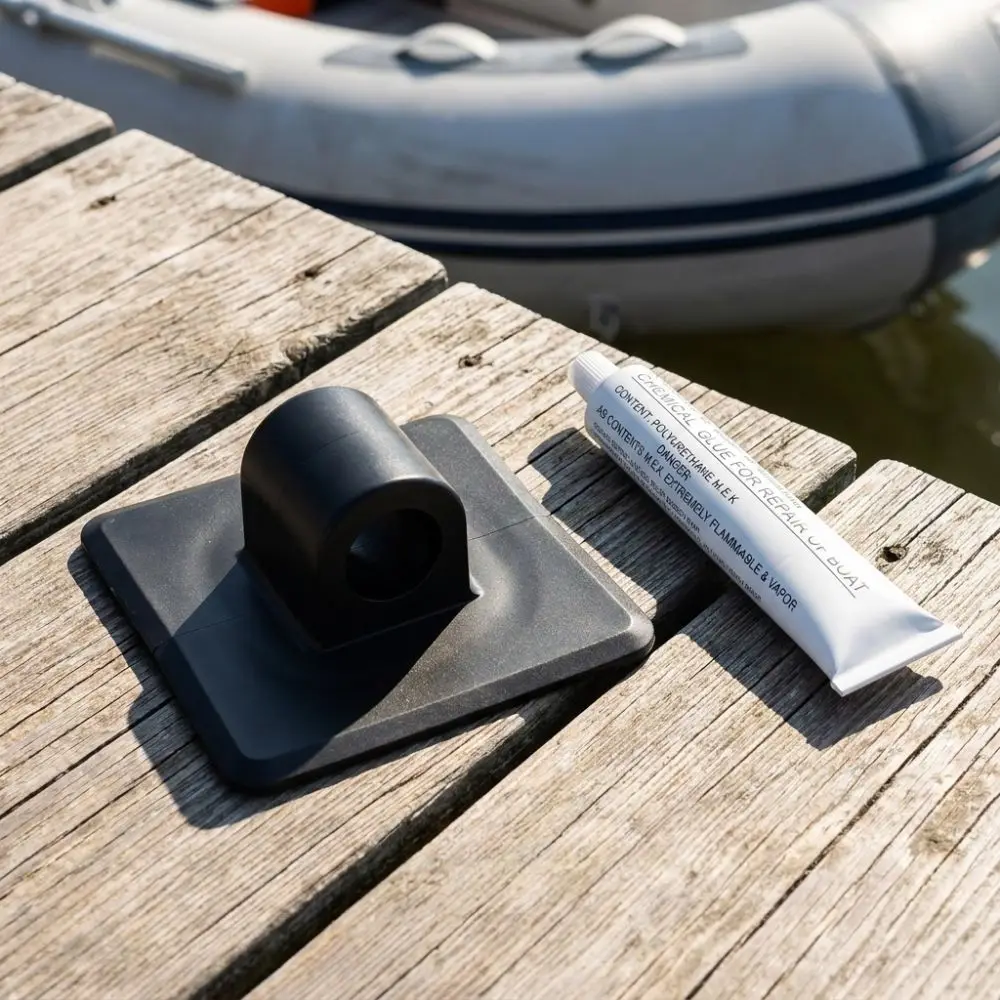 PVC Inflatable Boat Motor Bracket Reinforced Mounting Buckle With Hardware Outboard Engine Mount Portable Design
