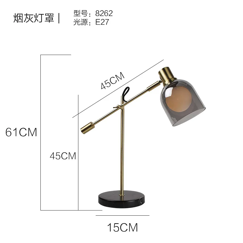 Designer creative living room atmosphere bedroom bedside lamp model room high-end hotel lamps