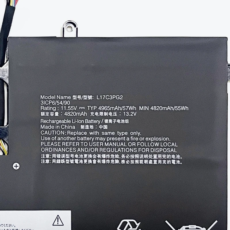 New L17C3PG2 Laptop Battery for Lenovo LEGION Y7000 Y7000P Y530 Y540 Y730 Y7301CH Y740 Y740-151CHL17C3PG2 L17L3PG1 2018/2019